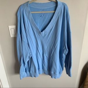 Oversized Aerie v neck sweatshirt